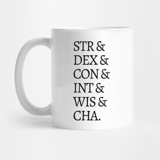 D&D Stats Mug